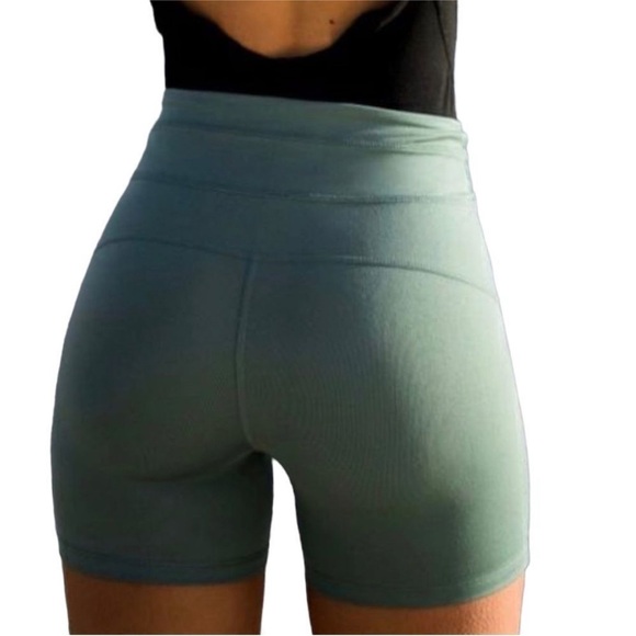 FREE PEOPLE Odessa green biker shorts - Picture 4 of 10